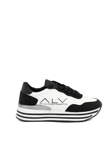 Sneakers platform donna nero - sneakers,